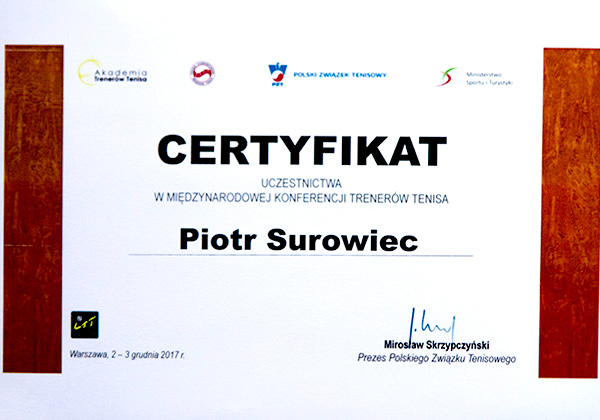 Szkoła tenisowa Piotr Surowiec